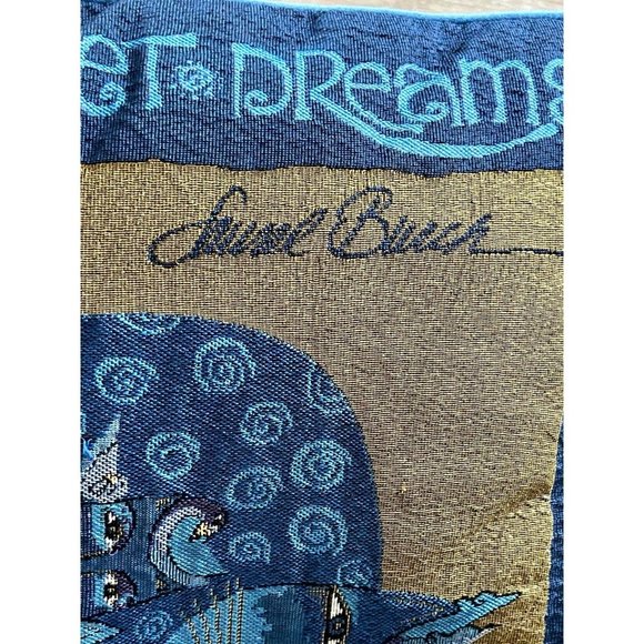 Laurel Burch Cat Tapestry Throw Pillow - Picture 3 of 6